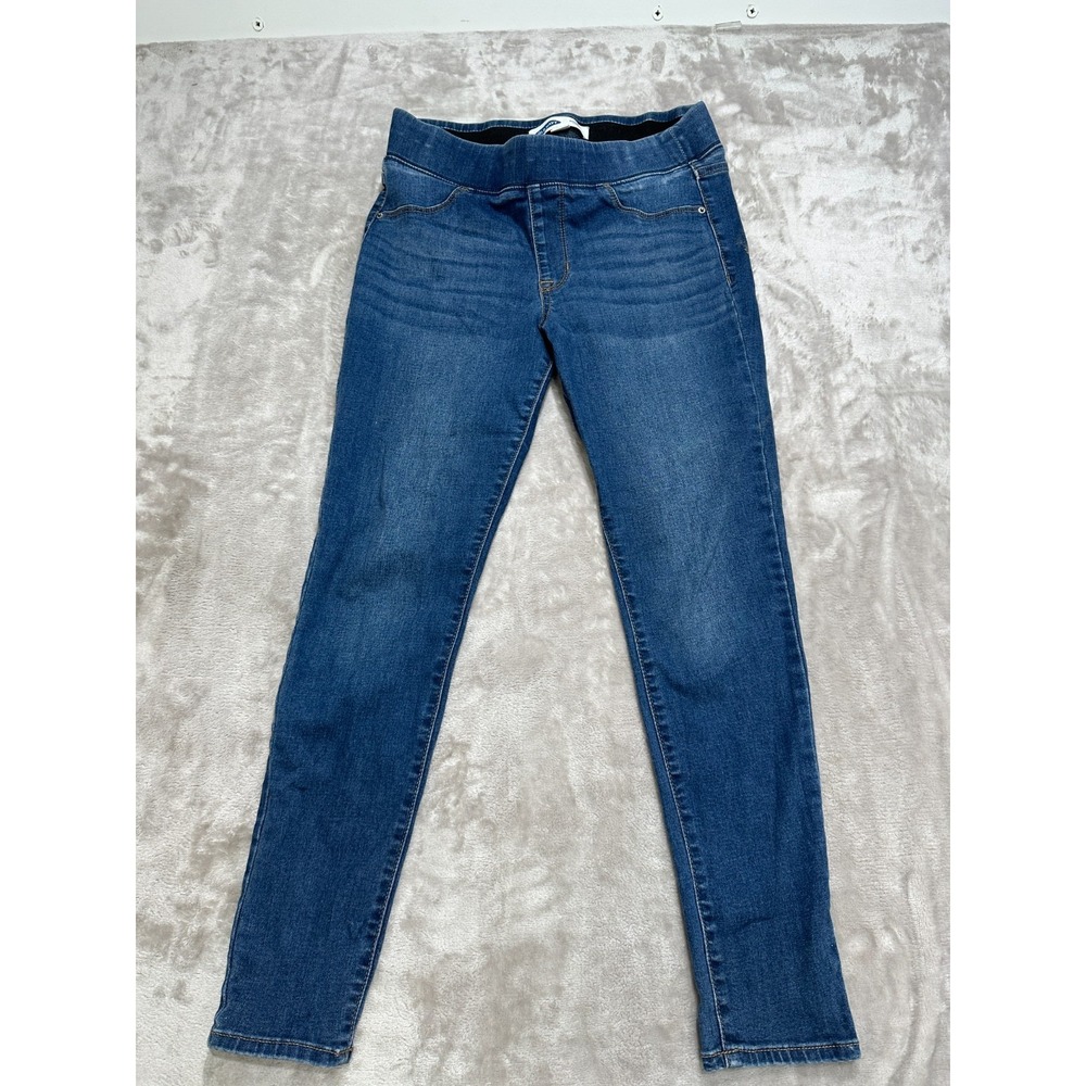 Old Navy Rockstar Jeggings Womens Size 8 Short Blue Denim Stretch Distressed EUC